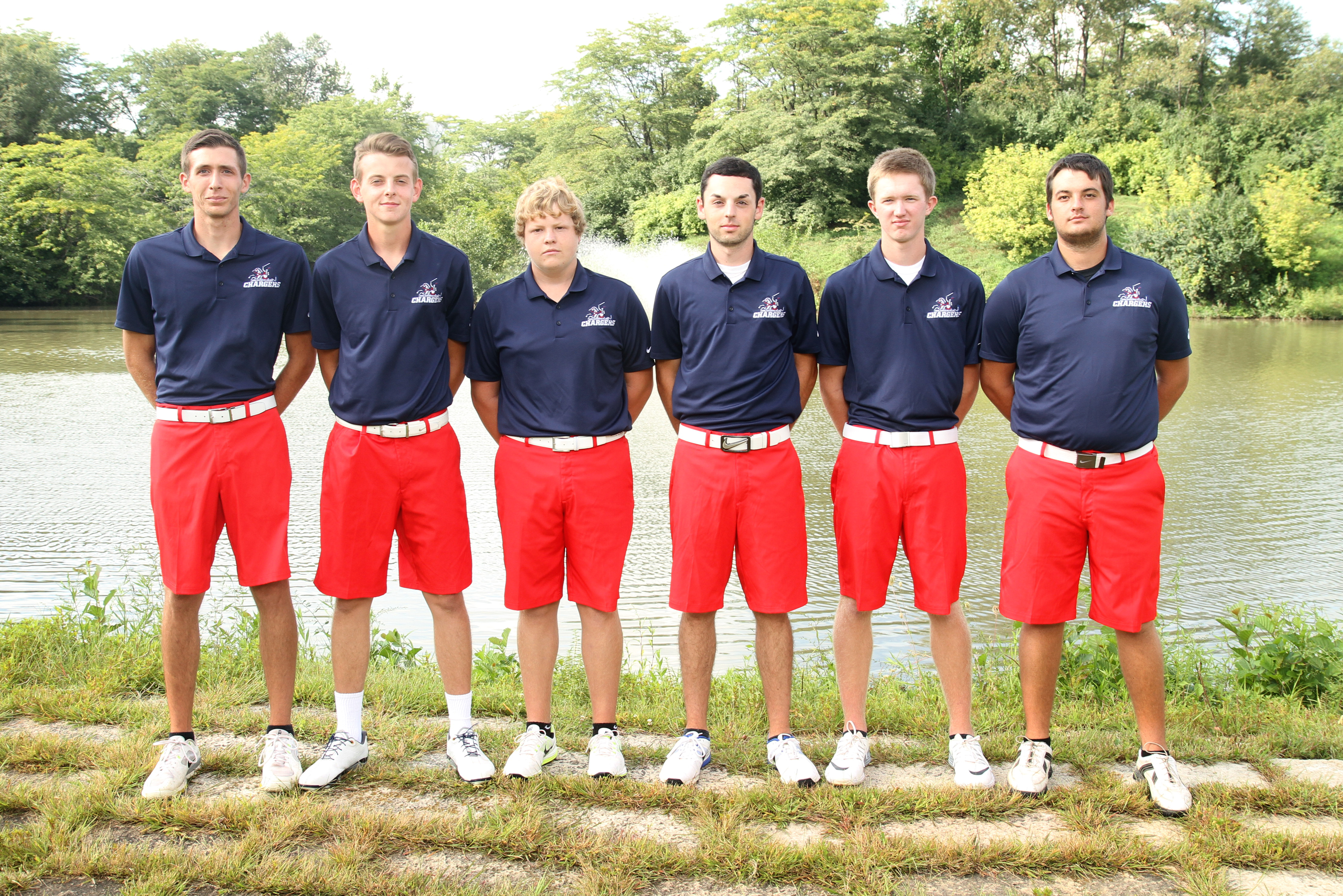 2016-2017 men's golf team