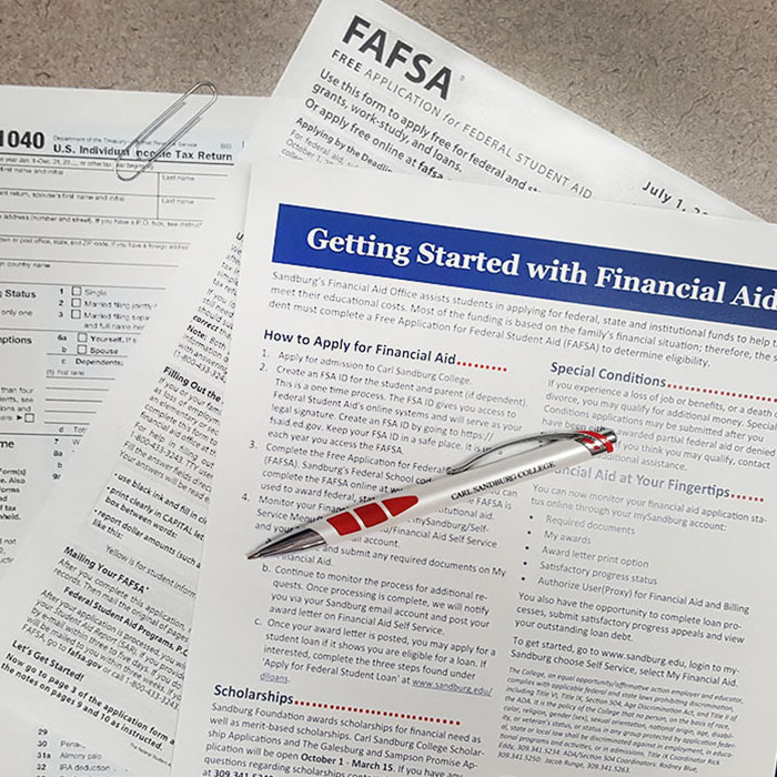 financial aid papers