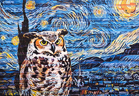 Artwork from "Influences & Intersections" show