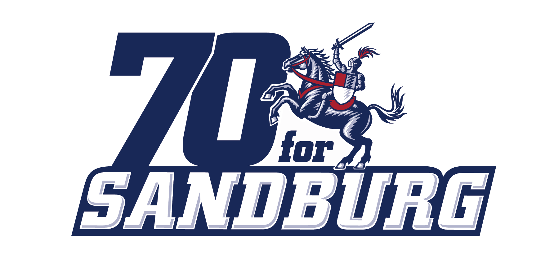 70 for Sandburg logo