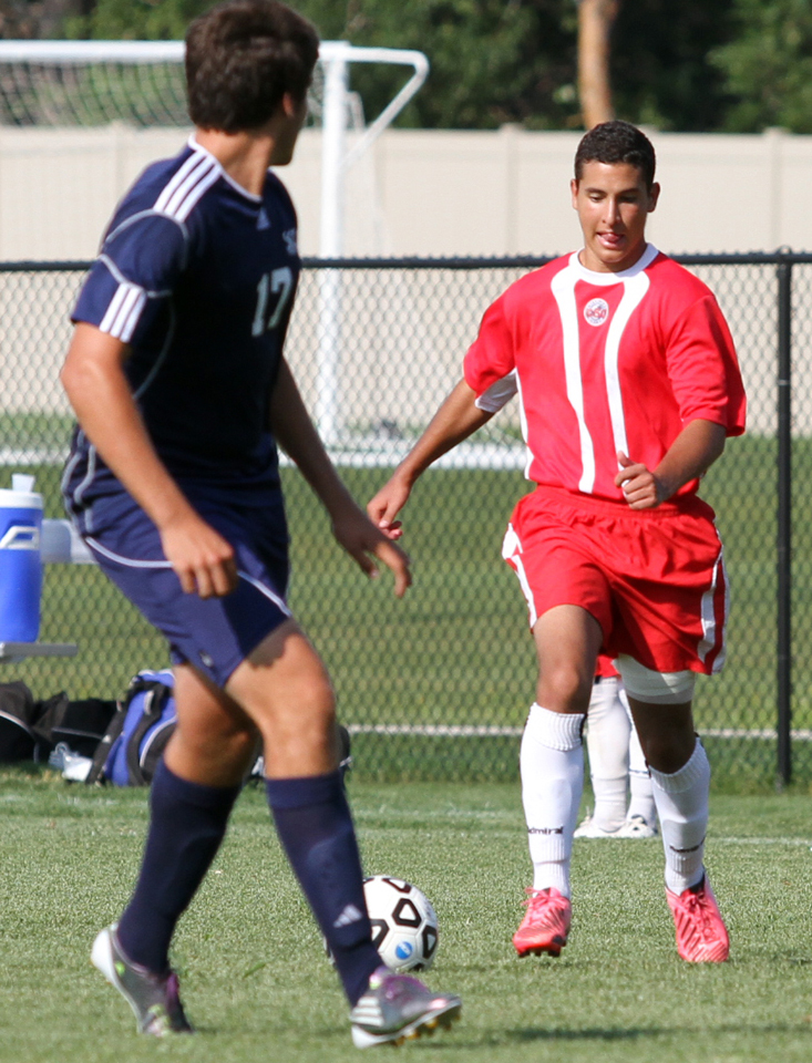 Brenden Guthrie playing soccer
