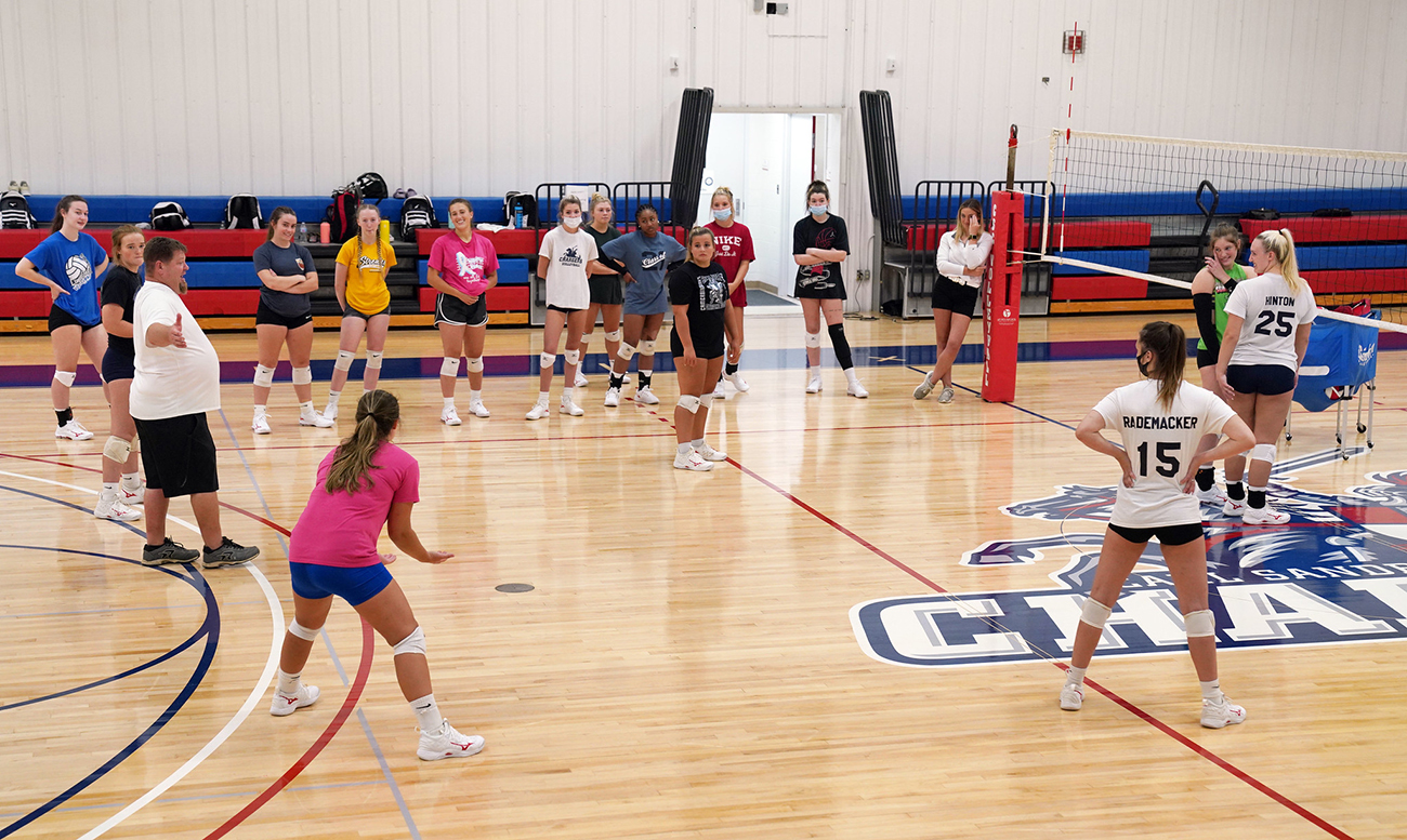 volleyball practice