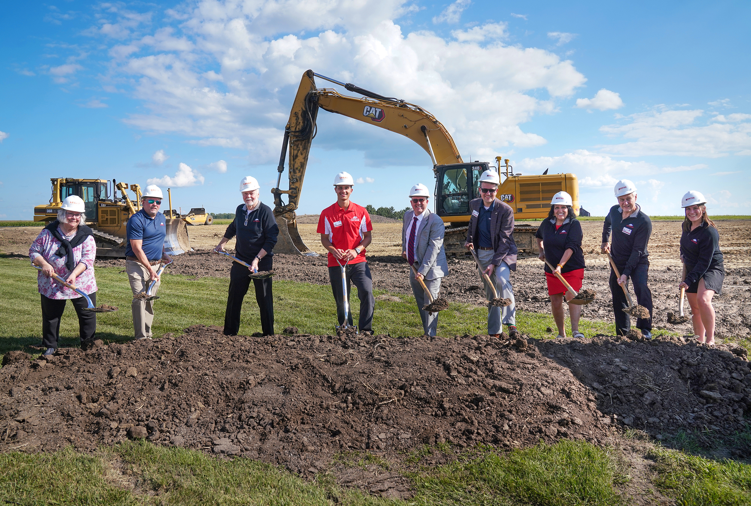 Charger Center groundbreaking ceremony.