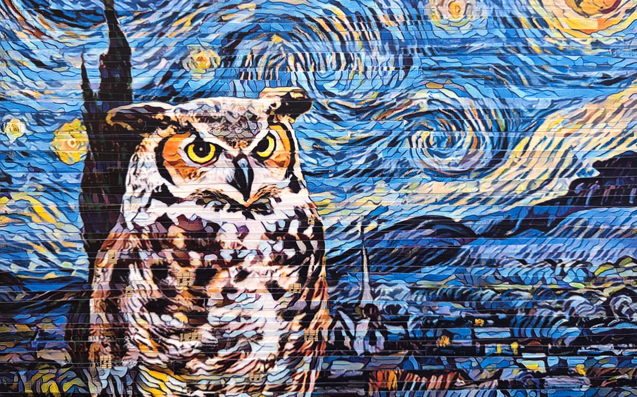 Artwork from "Influences & Intersections" show