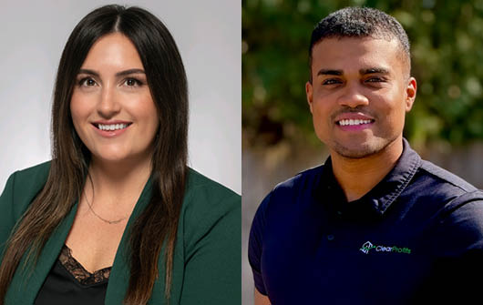 Brittany Clark and Victor Dantas