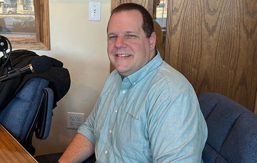 Aaron Frey in WRAM studio