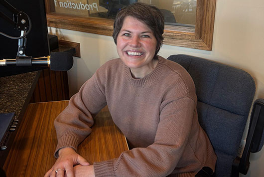 Meg Robbins in WRAM studio