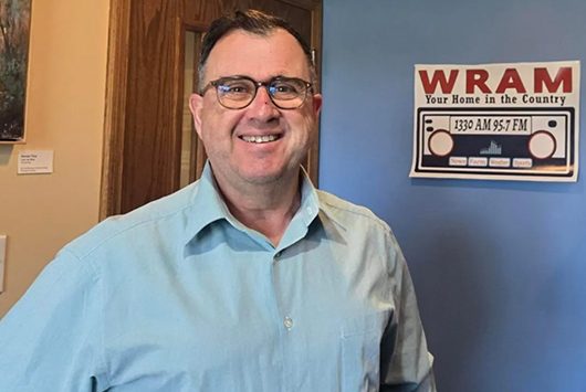 Dr. Seamus Reilly in WRAM studio.