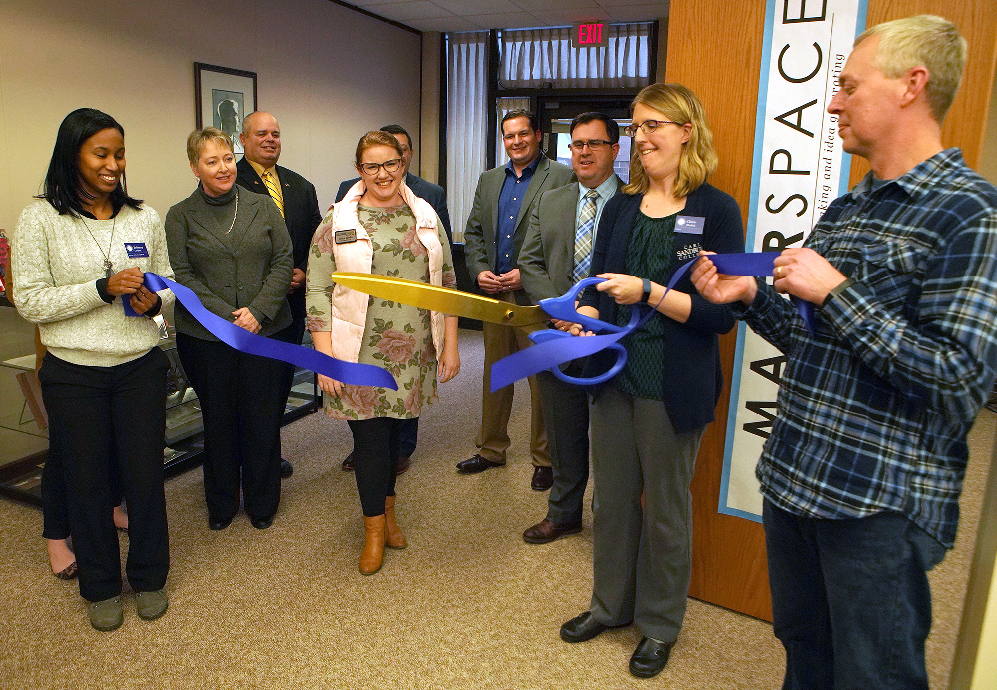 MakerSpace ribbon cutting
