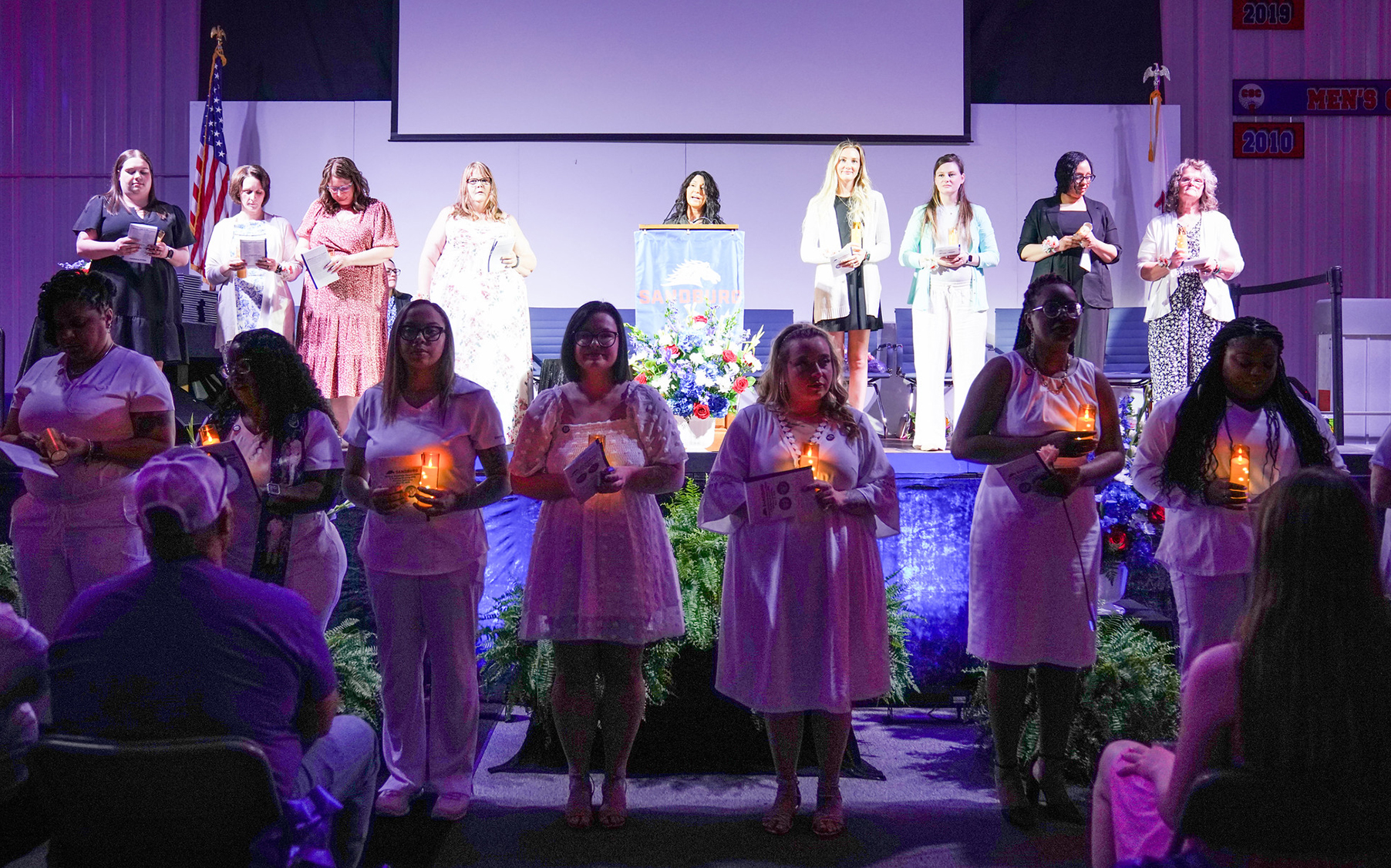 Nursing pinning ceremony